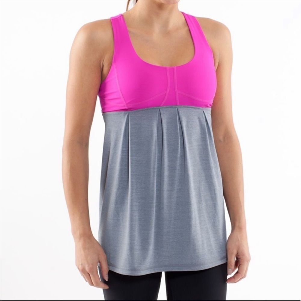 Lululemon Run Your Heart Out Tank Paris Pink